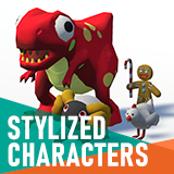 Stylized characters - animals and cartoons