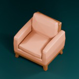 Cute Stylized Living Room Props
