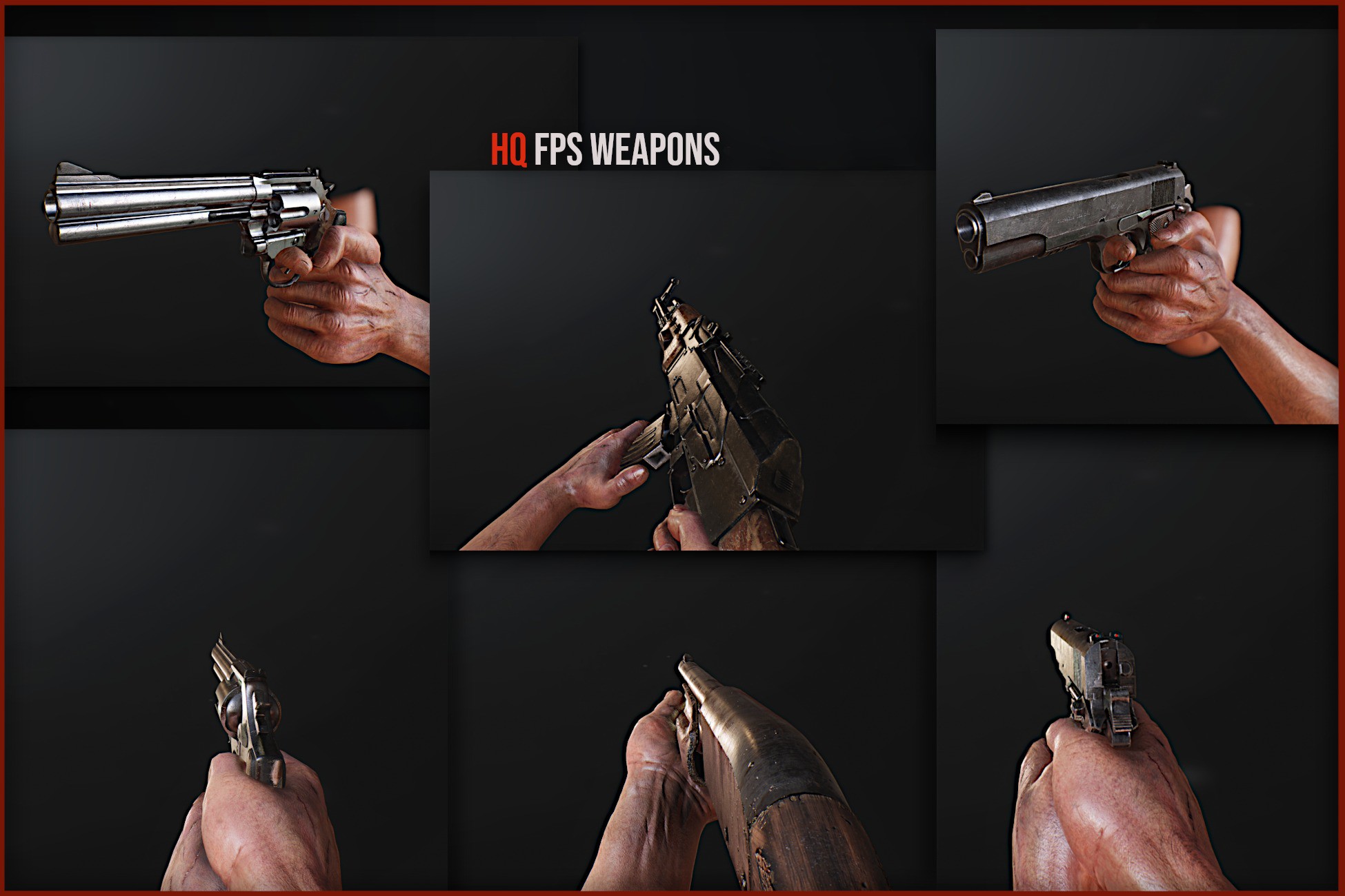 HQFPS - High Quality FPS Weapons | 包 | Unity Asset Store