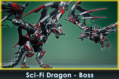 Sci-Fi Dragon Boss