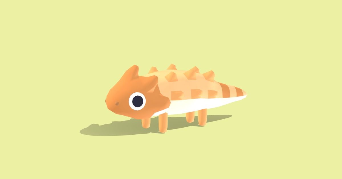 Horned Lizard - Quirky Series | Characters | Unity Asset Store