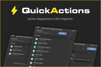 Quick Actions - Action Sequences in the Inspector