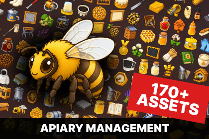 Beekeeping Apiary Honey Production Bee Farming Icons Pack