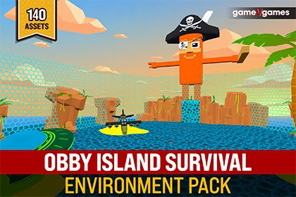 Obby Island Survival Environment Pack