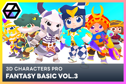 3D Characters Pro - Fantasy Basic Vol.3