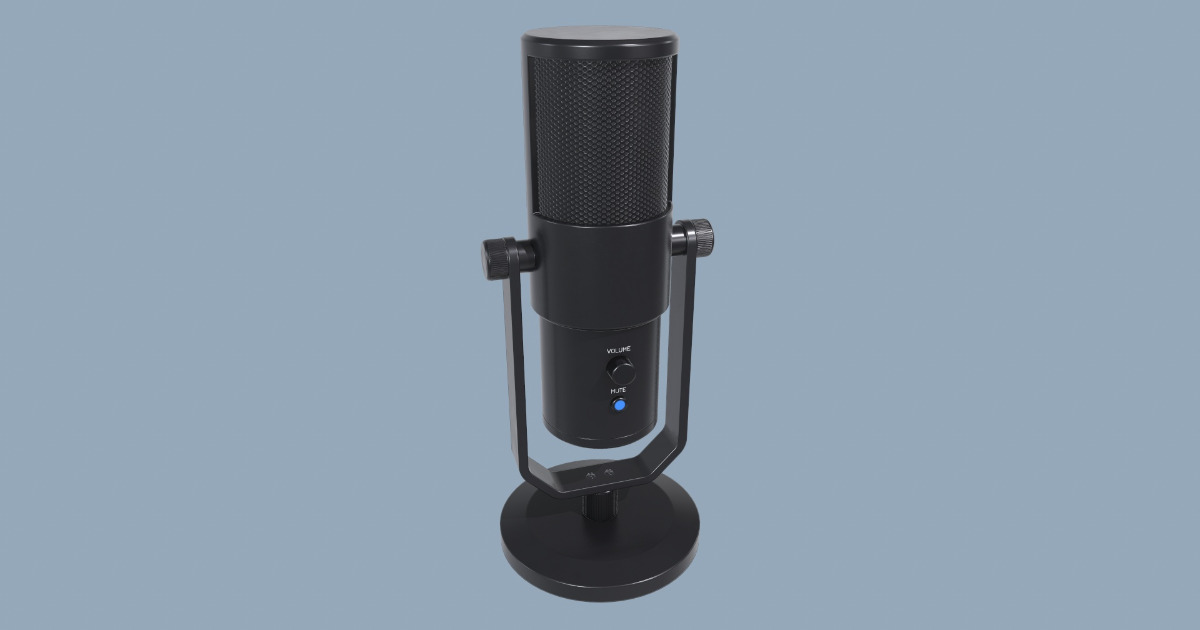 Microphone PBR 3D Electronics Unity Asset Store