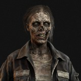Zombie Worker Girl Two