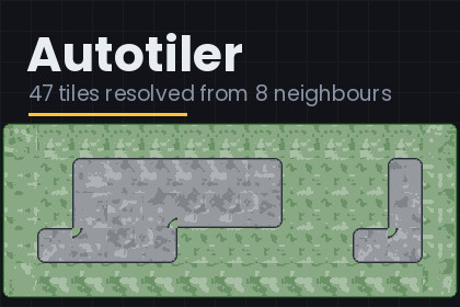 Autotiler - Blob47 auto-tiling for Tilemap