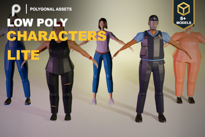 Low poly Characters lite