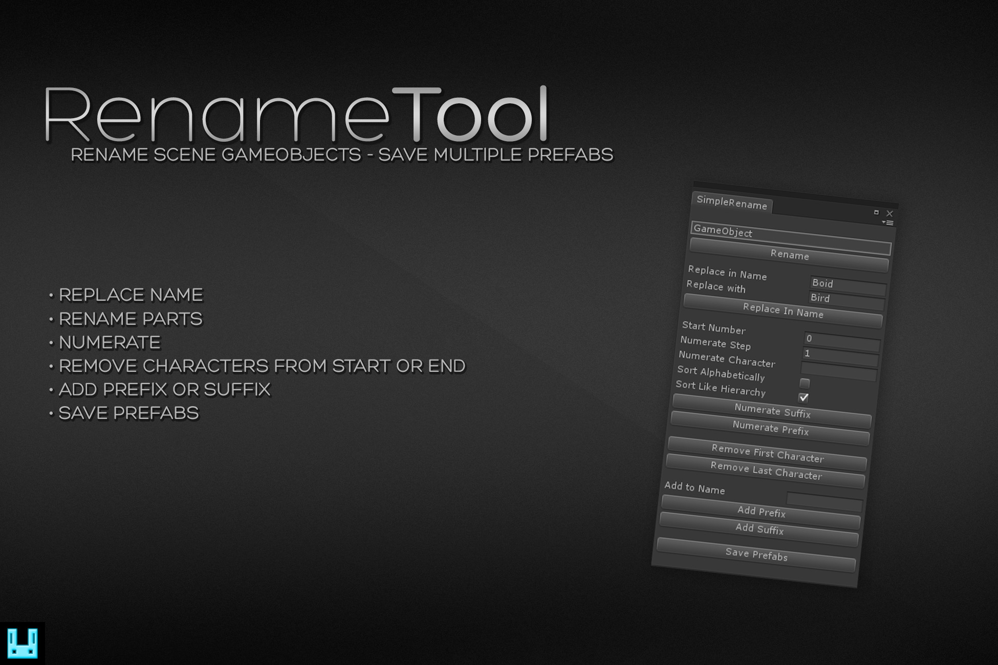 Rename Tool | Utilities Tools | Unity Asset Store