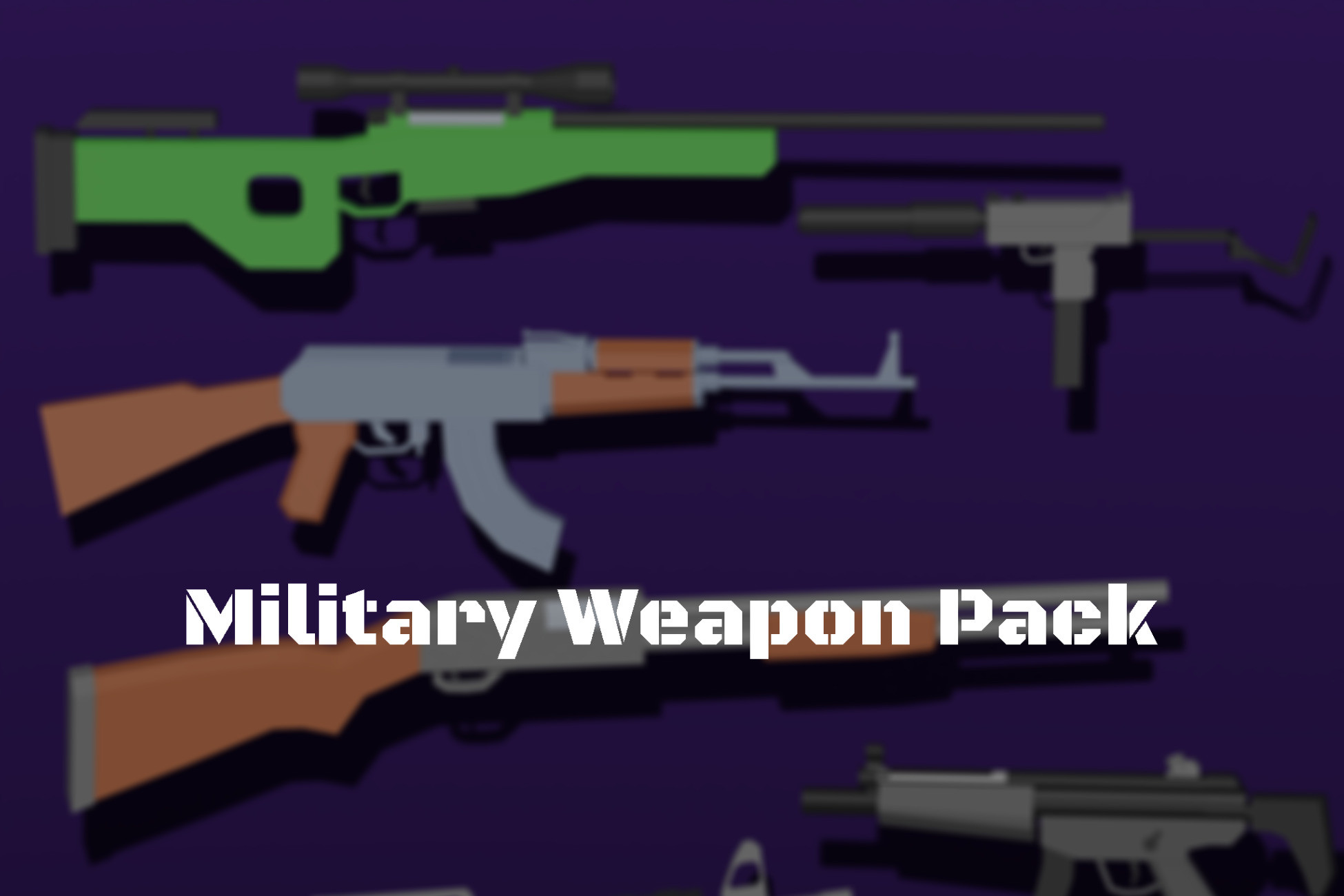 How Poly Weapons Low Poly Military Weapons Pack | 3D Weapons | Unity Asset Store