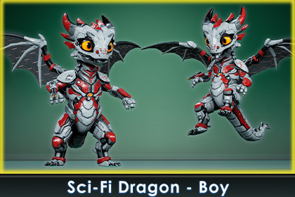 Sci-Fi Dragon - Boy