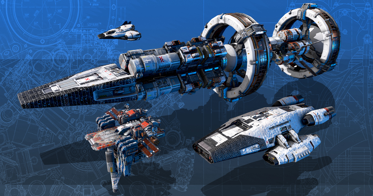 Spaceships Vol. #18 | 3D Space | Unity Asset Store