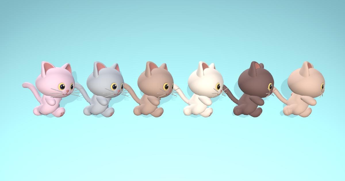 Chubby Cats - Humanoid 3D Model Pack by Southport Art Studio