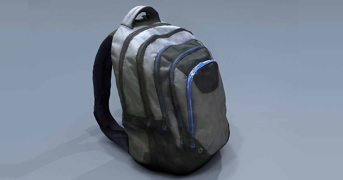 Unity Backpack backpack 2 mesh quality | 3D Props | Unity Asset Store