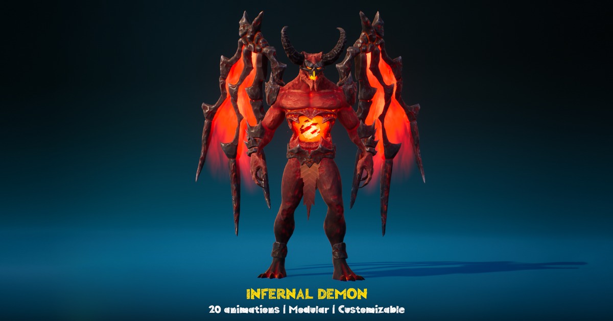 Infernal Demon | 3D Creatures | Unity Asset Store