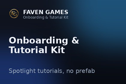 Onboarding & Tutorial Kit: spotlight tutorials, coach marks & step flows