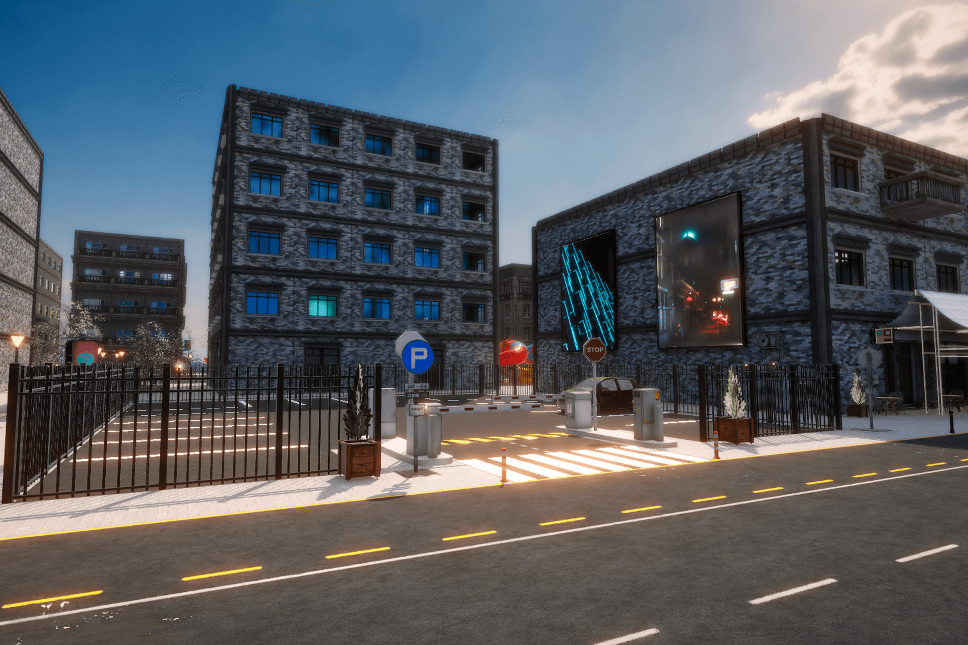 Modern City/Block 1. (URP) | 3D Urban | Unity Asset Store