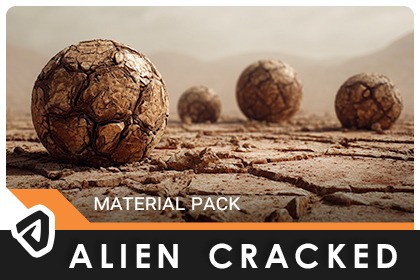 Alien Ground Materials - Cracked