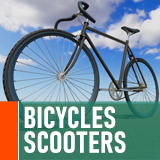 Vehicles - bicycles, scooters and skateboards