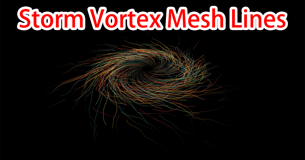 Storm Vortex Mesh Lines By maything | VFX | Unity Asset Store