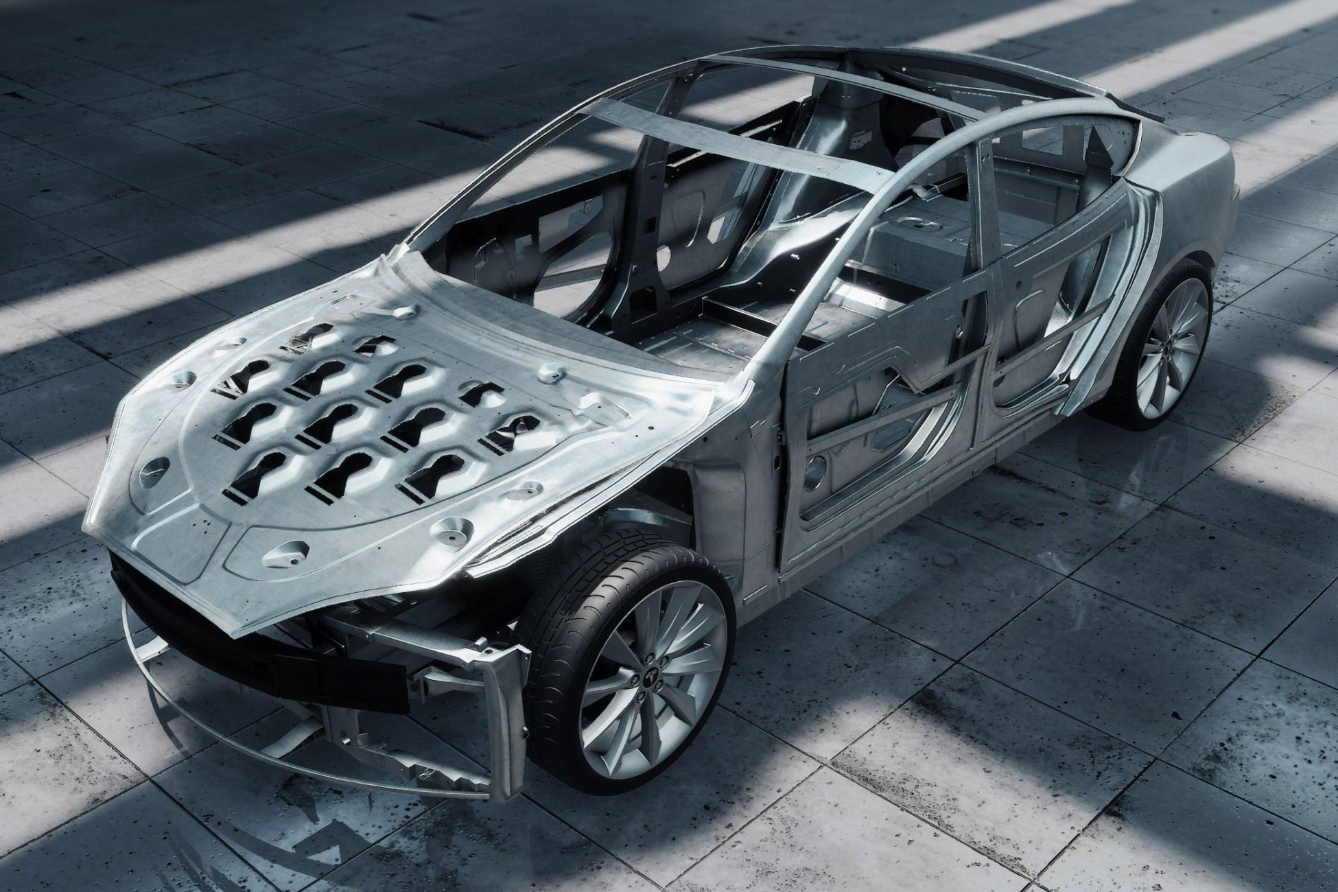 Unity Car Rendering Electric car frame and chassis | 3D Vehicles | Unity Asset Store