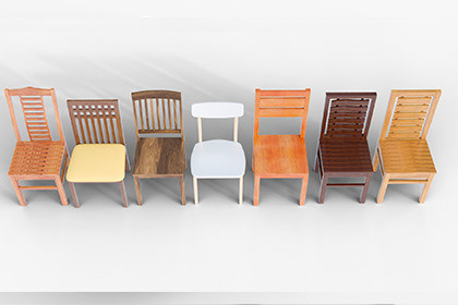 7 Wooden Chair Mega Pack 4