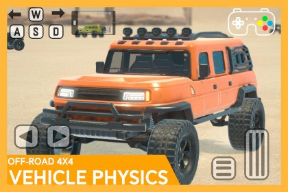 Adventure 4x4 - Heavy Duty Off-Road SUV Vehicle Physics