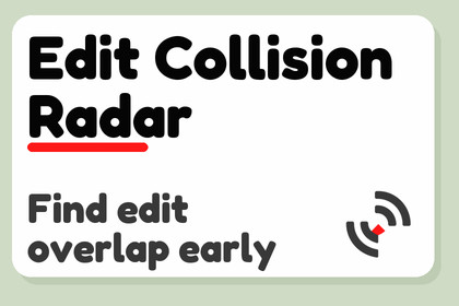 Edit Collision Radar
