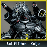 Sci-Fi Titan Kaiju