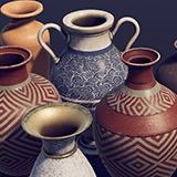 Antique Breakable Vases Props Pack