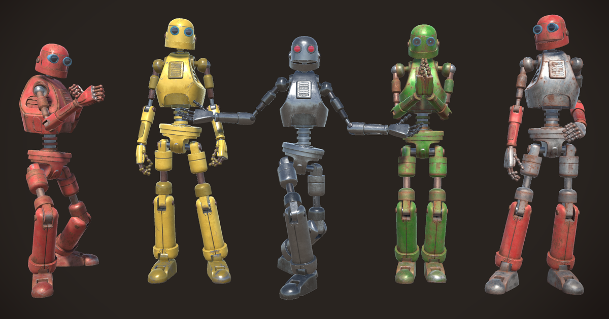 Iron Robot A - Character | 3D Characters | Unity Asset Store
