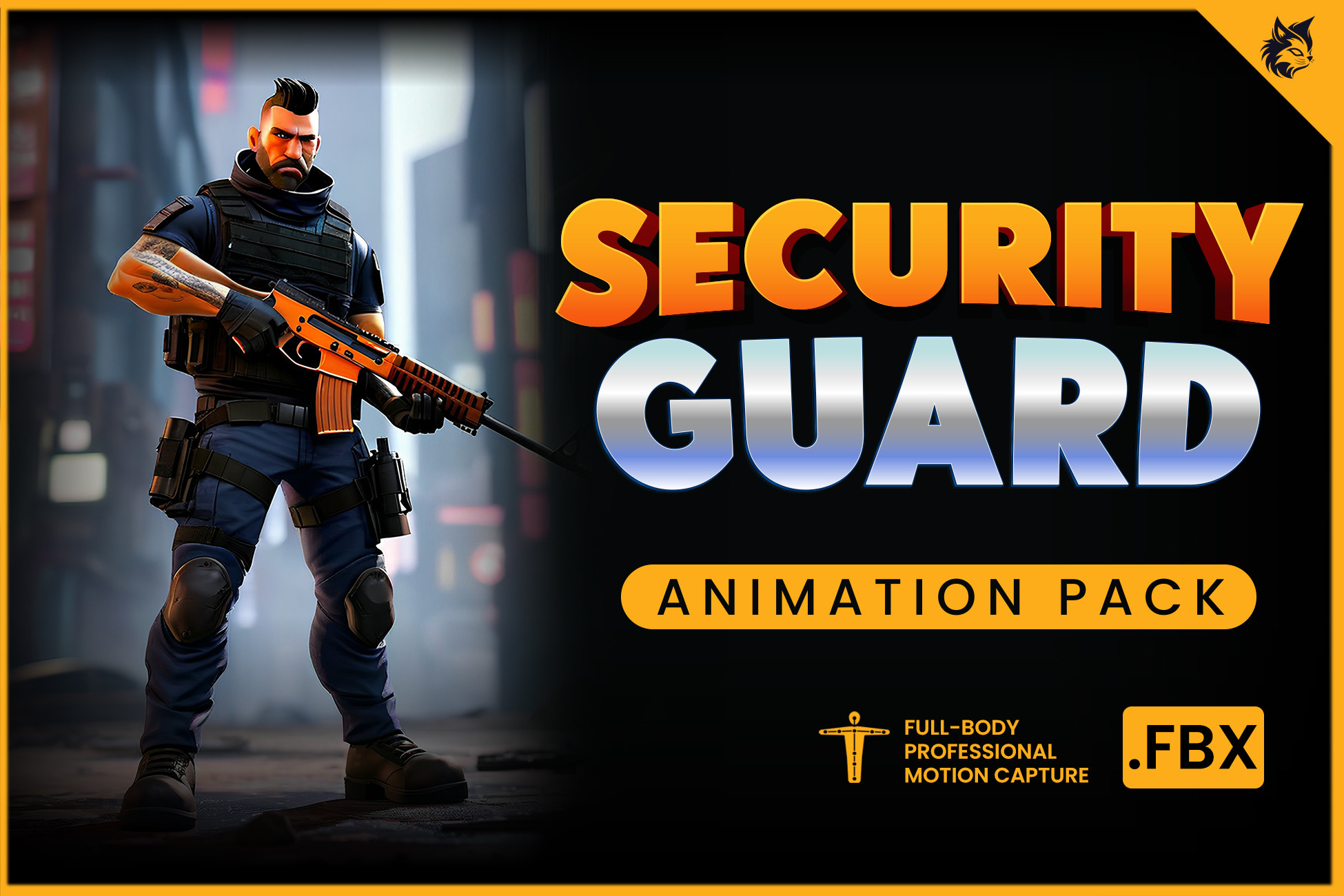 Security Guard Animation Pack by The Mighty Cat Games