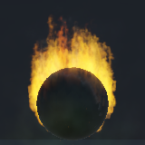 Fire VFX — Wraps Any Mesh · Point Cache · URP