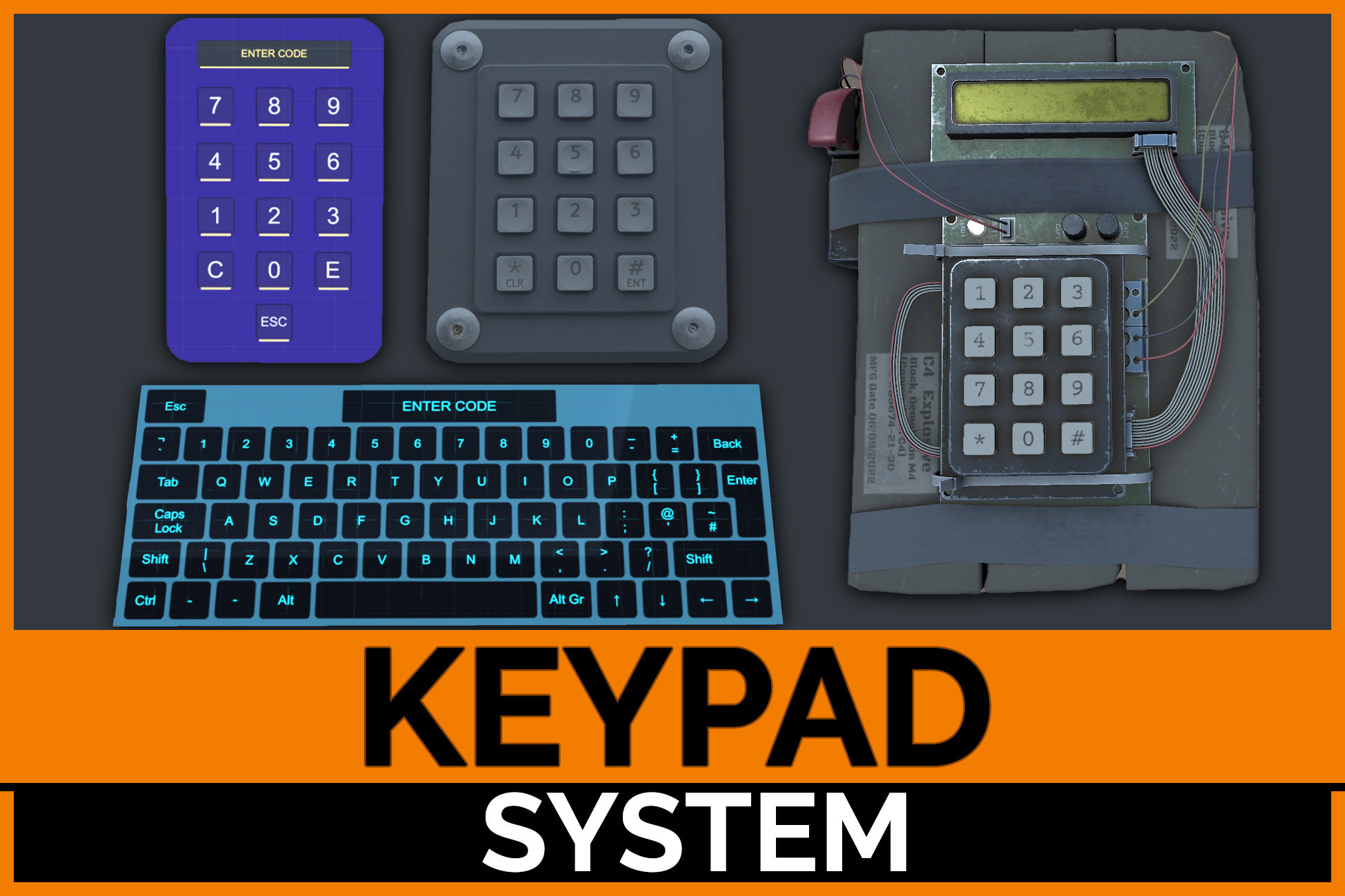 Multiple Keypad System | 시스템 | Unity Asset Store