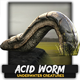 Abyssal Acid Worm - Shell Creature - #79