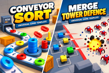 Double Kit Bundle | Conveyor Sort + Merge Tower Defence