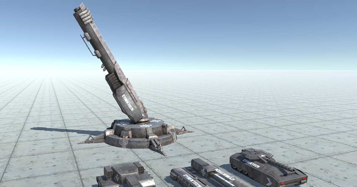Sci-Fi Tank Models | 3D Land | Unity Asset Store