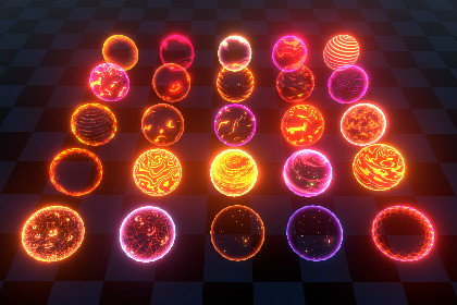 Fire Hologram FX Shader Pack