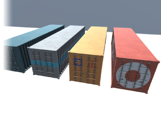Maritime Containers Package | 3D | Unity Asset Store