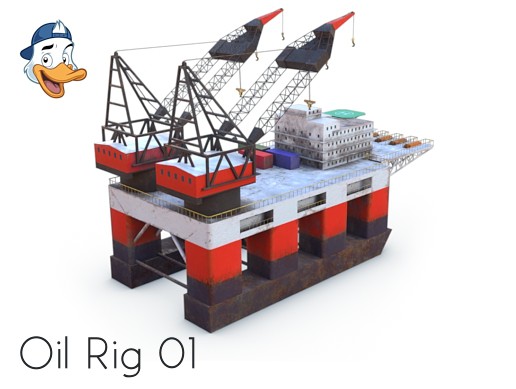 Oil Rig 01 | 3D Industrial | Unity Asset Store