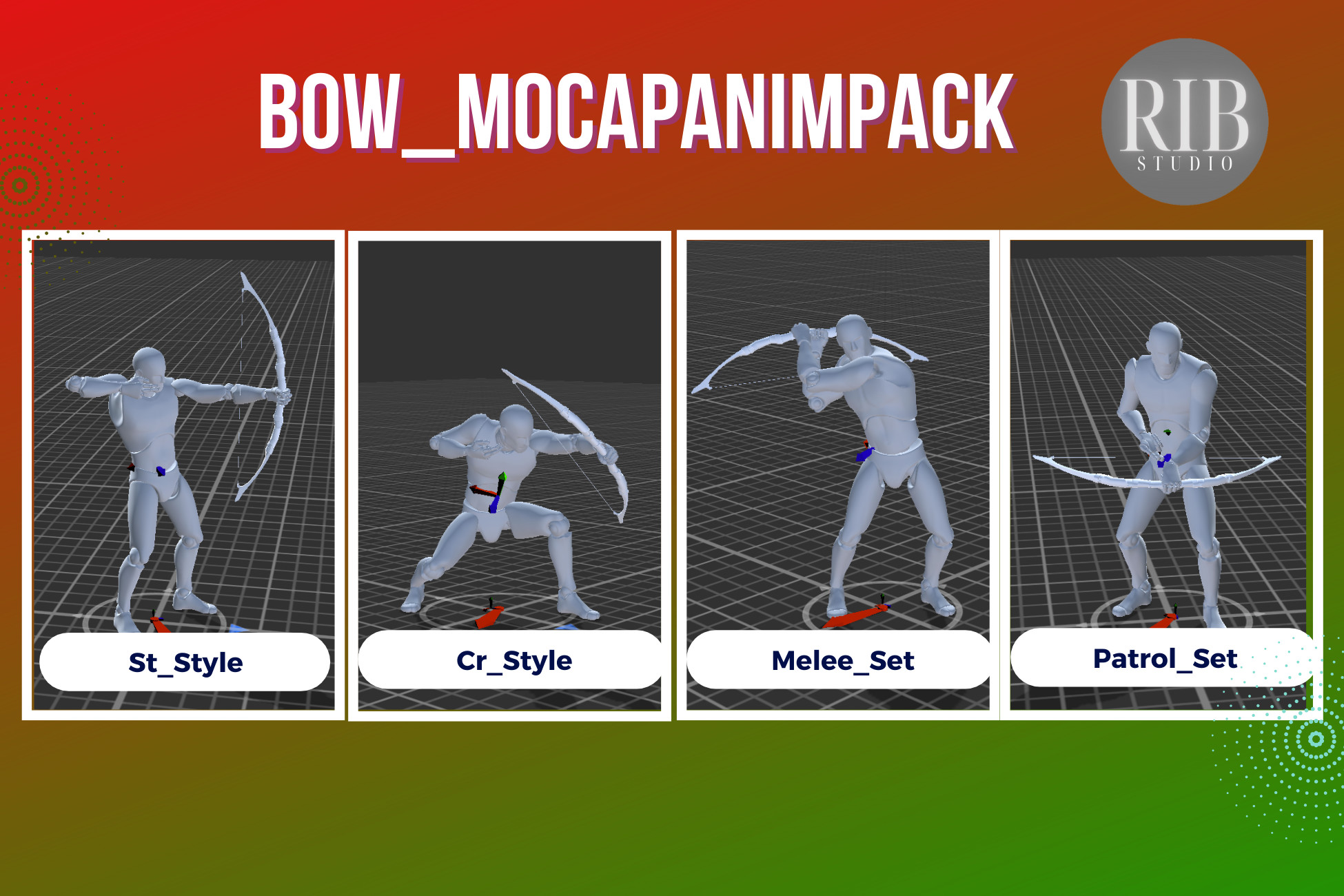 Bow MocapAnimPack | 3D Animations | Unity Asset Store