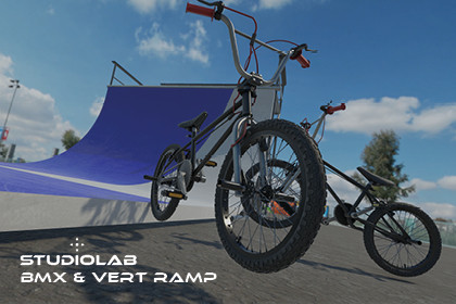 BMX Bike & Vert Ramp