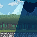 2D Forest Tileset Pack Toon Style