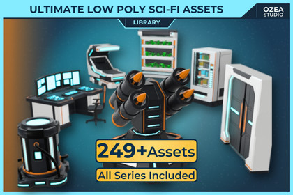 LOW POLY SCI-FI ULTIMATE ASSET LIBRARY