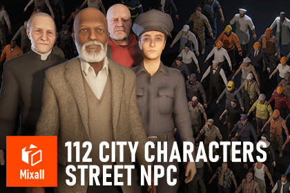 112 City Characters -Street NPC