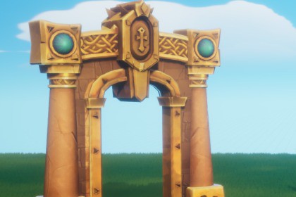 Embergates 2 (New Set) - 20 Stylized PBR Gate Models - Lowpoly Gameready