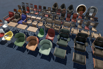 Chairs Collection : Furniture Pack