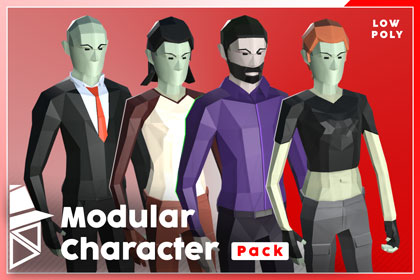 Low Poly Modular Character Pack