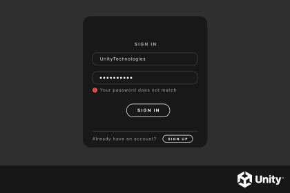 Unity Building Block - Player Account